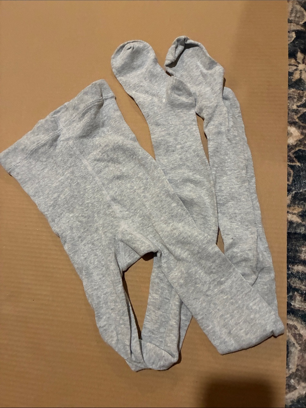 Light Gray Tights - Soft Knit